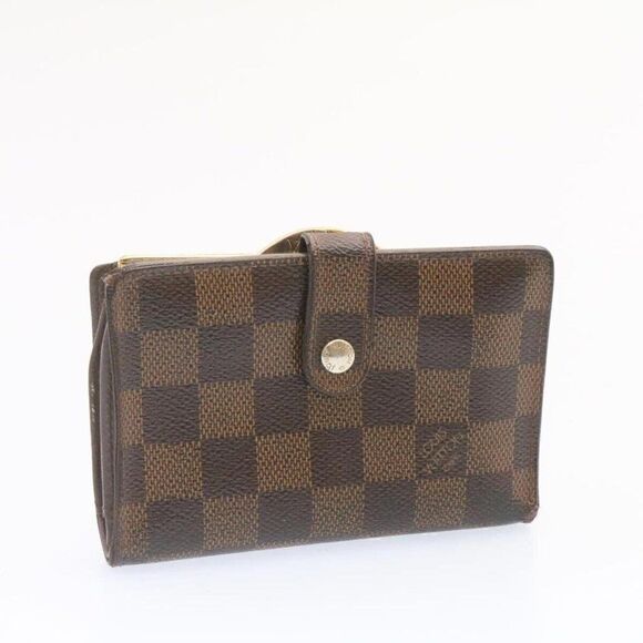 LOUIS VUITTON Damier Ebene Portefeuille Viennoiserie Wallet - Picture 1 of 13